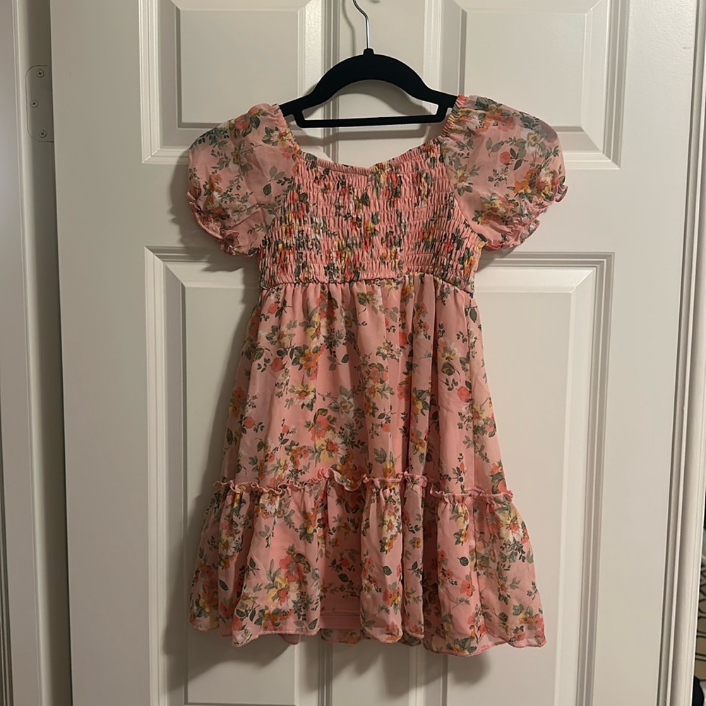 Cute Easter floral kids dress!